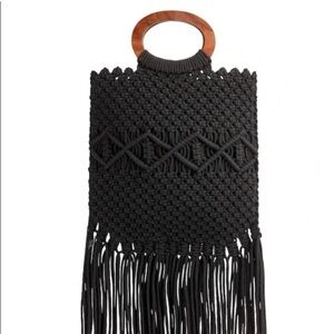 Like New Danielle Nicole Macramé Bag